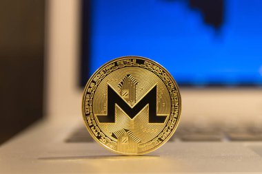  monitör dizüstü cadı grafikteki altın monero