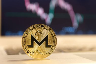  monitör dizüstü cadı grafikteki altın monero