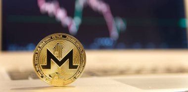  monitör dizüstü cadı grafikteki altın monero