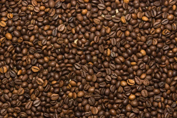 Kaffeebohnen Textur Hintergrund — Stockfoto