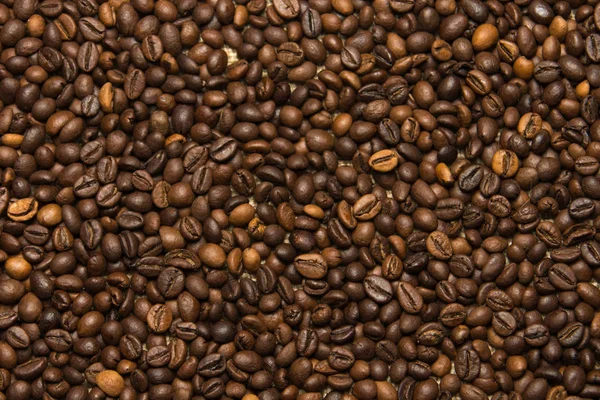 Kaffeebohnen Textur Hintergrund — Stockfoto