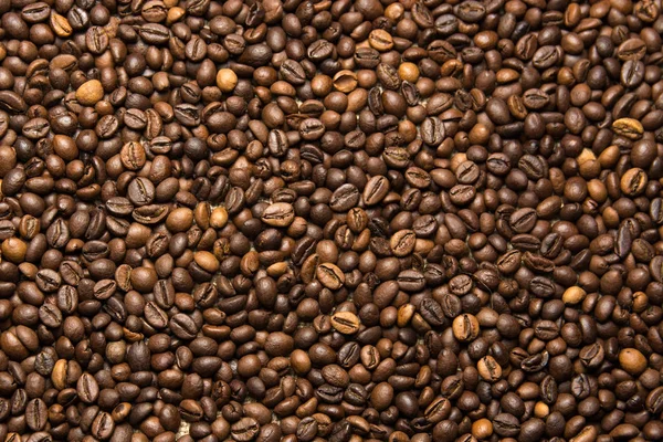 咖啡豆质地背景 — 图库照片