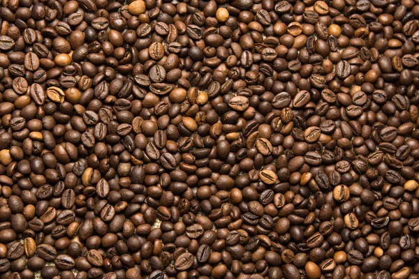 Kaffeebohnen Textur Hintergrund — Stockfoto
