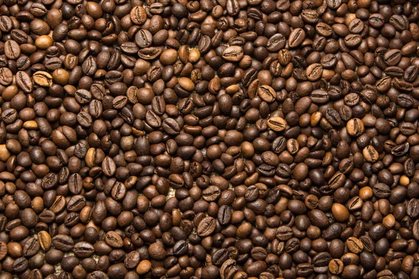 Kaffeebohnen Textur Hintergrund — Stockfoto