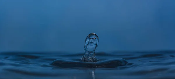 Gocce Acqua Pulita — Foto Stock