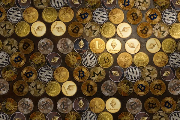 arka plan formu kripto para paraları