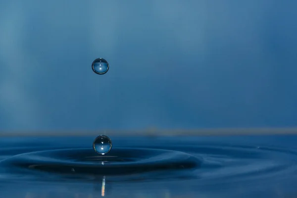 Gocce Acqua Pulita — Foto Stock