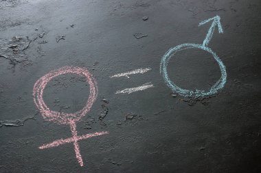 Cinsiyet eşitliği kavramı semboller