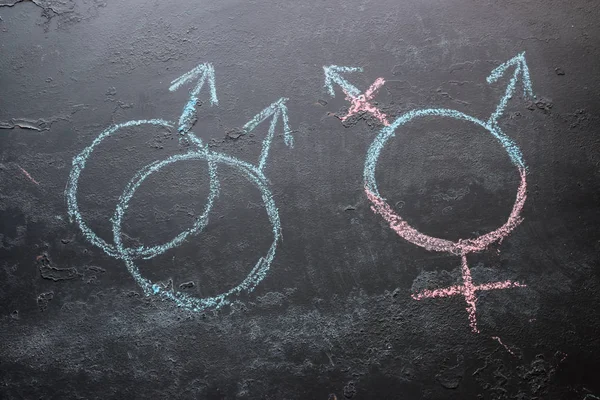 Símbolos Género Transgénero Homosexualidad — Foto de Stock