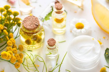 Ev yapımı doğal kozmetik yakın çekim