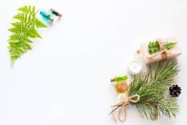 yüz ve vücut mockup için doğal kozmetik