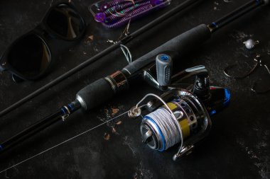 olta iplik ve balıkçılık lures yakın