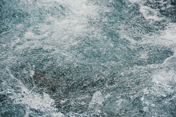 Ruw Water Van Zee Surfen Het Water Kookt Een Snelle — Stockfoto