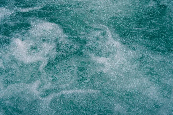 Rohanó Víz Gyorsan Folyó Folyó Vihar Hullámok Óceán Tengeri Szörf — Stock Fotó