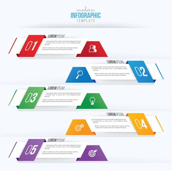 Business Infographics Design Vektor Och Marknadsföring Ikon Arbets Flöde Layout — Stock vektor