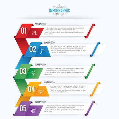 İş İnfografik tasarım vektör ve pazarlama simgesi, iş akışı düzeni, diyagram, Web Tasarım