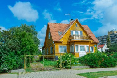 Litvanya sakin kırsal manzara