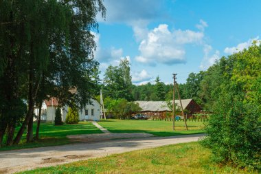 Litvanya sakin kırsal manzara