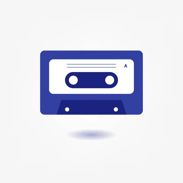 Cassette Audio Cassette Icône — Image vectorielle