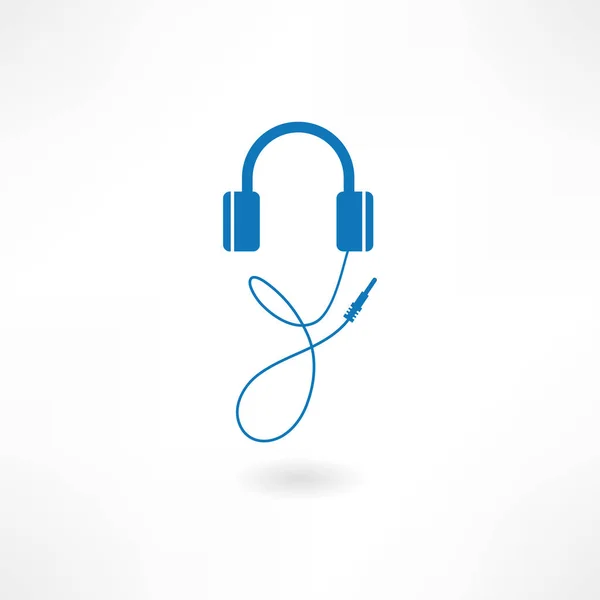 Headphones Icon Vector Illustration — Stock Vector