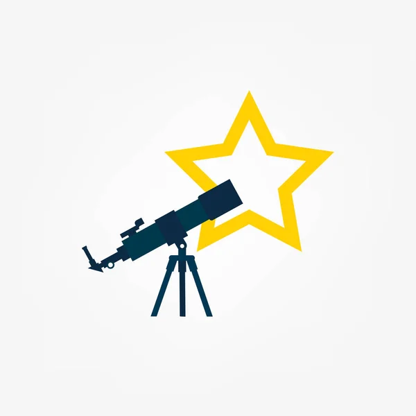 Telescope Icon Vector Illustration — Stock Vector