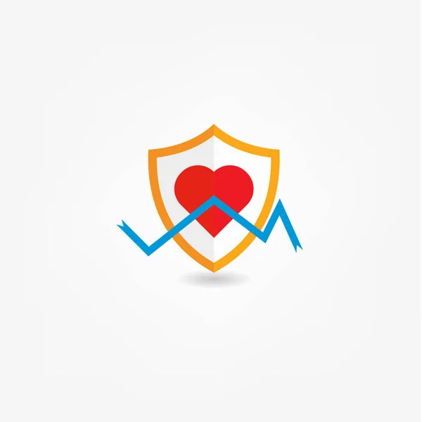 Icono decorativo del corazón — Vector de stock