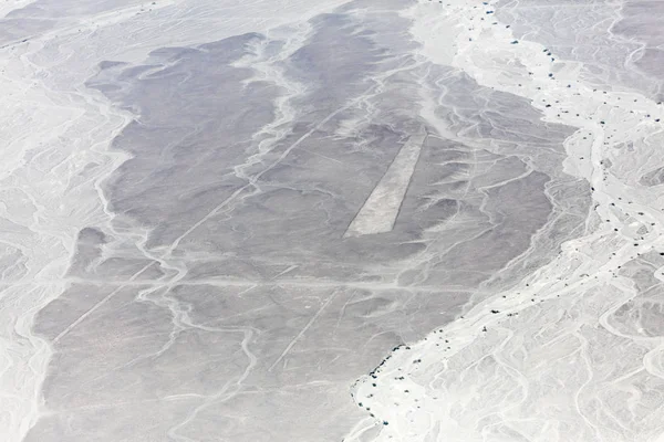 Mysterious Figures Nazca Desert Aircraft — Stock Photo, Image