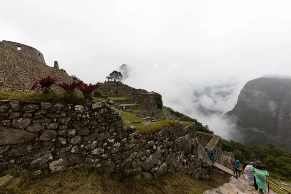Machu Picchu Perù Patrimonio Mondiale Dell Unesco — Foto Stock