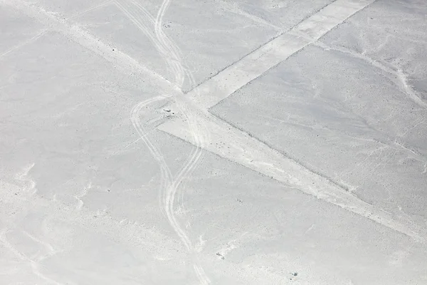 Mysterious Figures Nazca Desert Aircraft — Stock Photo, Image