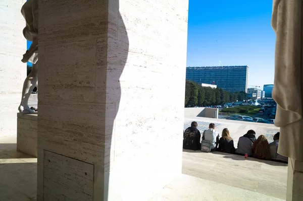 Palazzo Della Civilta Del Lavoro Eur Roma Italia —  Fotos de Stock