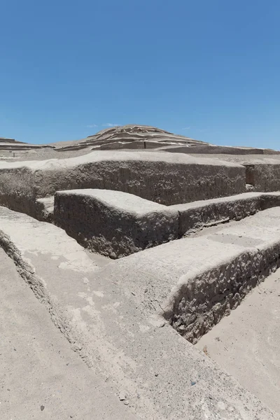 Pyramida Cauachi Archeologické Naleziště Nazca Oblast Peru — Stock fotografie