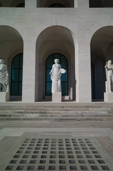 Palazzo Della Civilta Del Lavoro Eur Roma Italia — Foto Stock