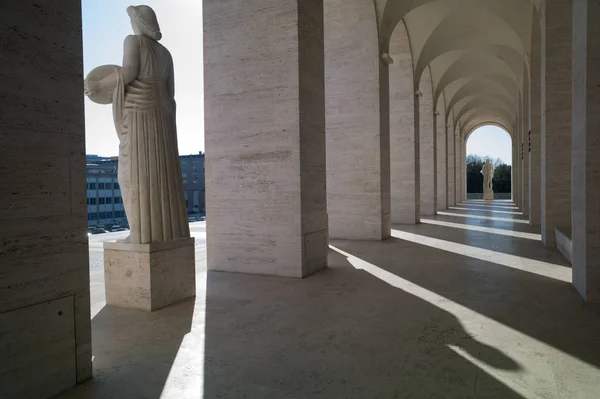 Palazzo Della Civilta Del Lavoro Eur Roma Italia —  Fotos de Stock