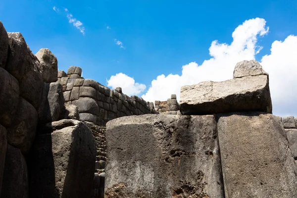 Саксайваман, археологический памятник, Перу — стоковое фото