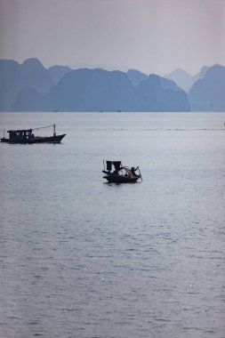 Vietnam 'da Halong Körfezi