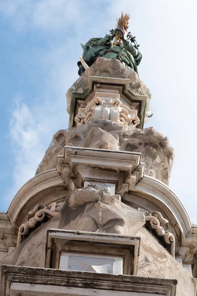 Details in Piazza del Gesu, Naples — Stock Photo, Image