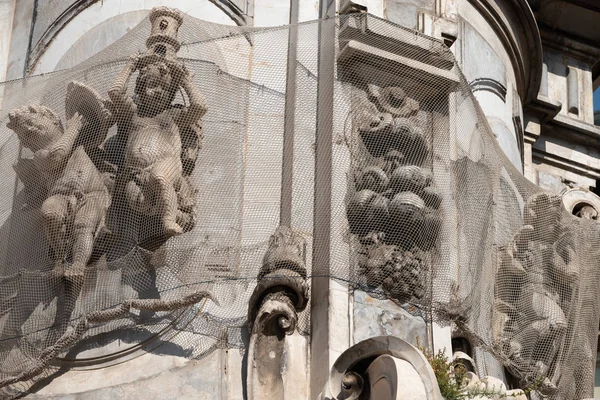 Details in Piazza del Gesu, Naples — Stock Photo, Image
