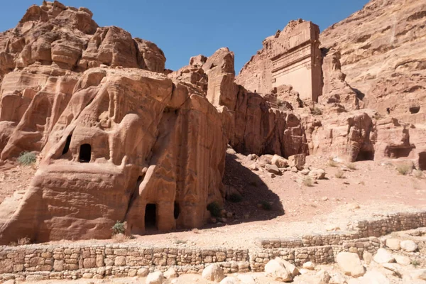 Petra, ancient city in Jordan — Stock Photo, Image