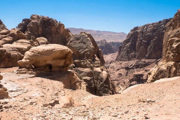 Petra, ancient city in Jordan — Stock Photo, Image