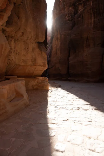 Siq van Petra — Stockfoto