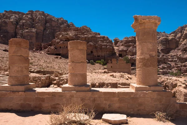 Petra, ancient city in Jordan — Stock Photo, Image