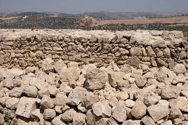 Castelo de Ajloun no noroeste da Jordânia. Forte árabe e cruzados . — Fotografia de Stock