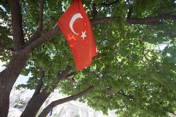 Flagge der Türkei — Stockfoto