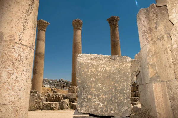 Jerash Gerasa Antik Roma Başkenti Ürdün Jerash Valiliği Nin Büyük — Stok fotoğraf