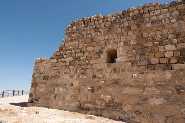 Castelo Cruzados Medievais Karak Jordânia Médio Oriente — Fotografia de Stock