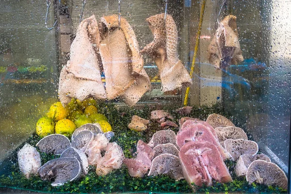 Schweineschnauze Traditionelles Streetfood Neapel lizenzfreie Stockfotos