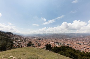 Saqsaywaman Kalesi, Peru 'dan Cuzco Manzarası