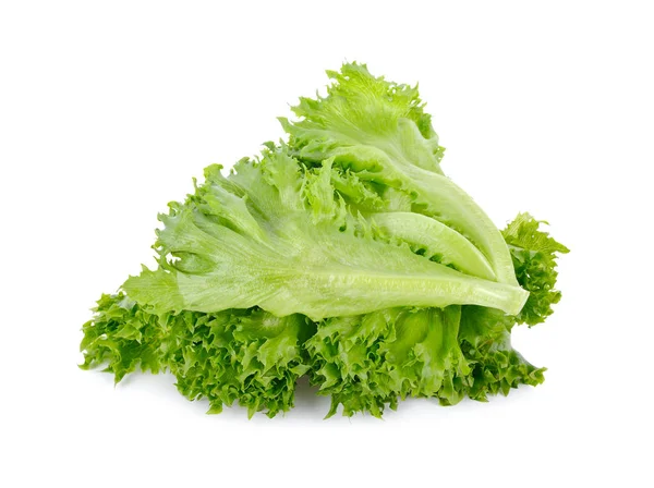 Fresh Frillice Iceberg Lettuce White Background — Stock Photo, Image