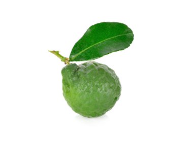 beyaz arka plan üzerinde kök ve yaprak ile bütün taze kaffier