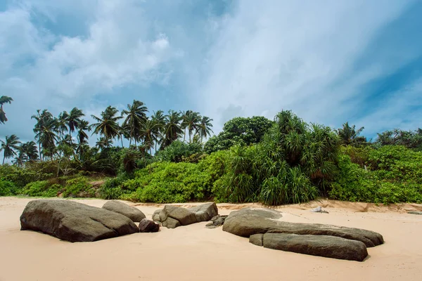 Tropical beach Sri-Lanka — Zdjęcie stockowe